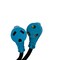 Connecticut Electric STW Extension Cord, 10 AWG, Indoor/Outdoor, 10/3, 1 Outlets, TT-30R, Black/Blue, Nylon, TT-30P HEPC3015PGH - alternate 3